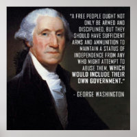 Tweede amendement Citaat - George Washington