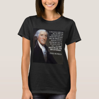 Tweede amendement Citaat - George Washington T-shirt