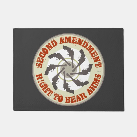 Tweede amendement deurmat (Voorkant)