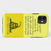 Tweede amendement - Leer me niet Case-Mate iPhone Case (Achterkant (horizontaal))