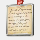 Tweede amendement metalen ornament (Links)