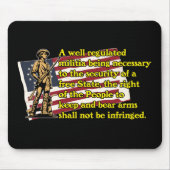 Tweede amendement muismat (Voorkant)