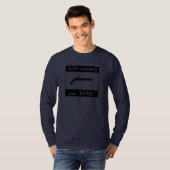 Tweede amendement Navy Blue Long Sleeve T-shirt (Voorkant volledig)