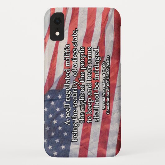 Tweede amendement op de Amerikaanse grondwet Case-Mate iPhone Case (Achterkant)