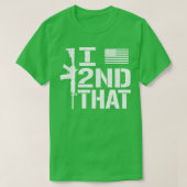 Tweede amendement over de rechten van het Patriott T-shirt (Design voorkant)