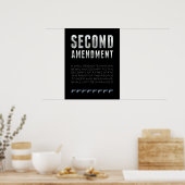 Tweede amendement poster (Keuken)
