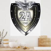 Tweede amendement poster (Keuken)