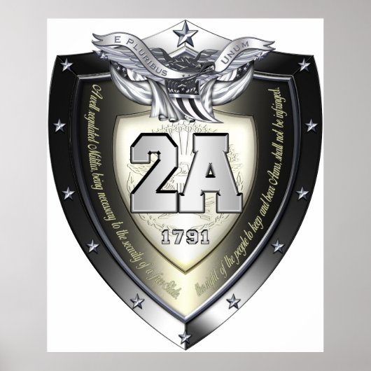 Tweede amendement poster (Voorkant)