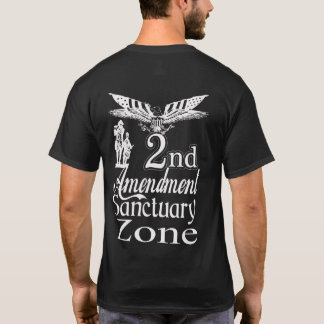TWEEDE AMENDEMENT SANCTUIRE ZONE T-SHIRT