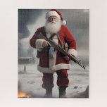 Tweede Amendement Santa Funny Christmas Legpuzzel<br><div class="desc">Tweede Amendement Santa Funny Christmas</div>