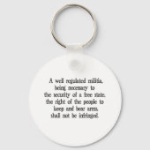 Tweede amendement sleutelhanger (Voorkant)