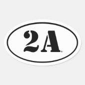 Tweede amendement Sticker (Voorkant)