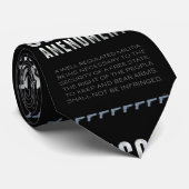 Tweede amendement stropdas (Opgerold)