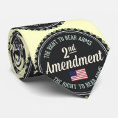 Tweede amendement stropdas (Opgerold)