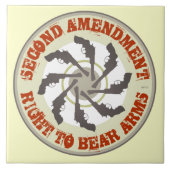 Tweede amendement tegeltje (Voorkant)