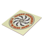 Tweede amendement tegeltje (Zijkant)