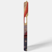 Tweede amendement typografie rustieke Amerikaanse Case-Mate iPhone Case (Achterkant / Rechts)