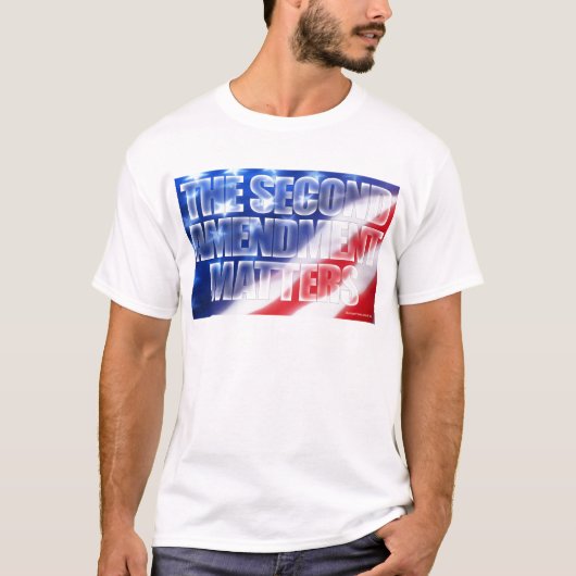 Tweede amendement van belang t-shirt (Voorkant)