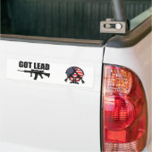 Tweede amendement van de Verenigde Staten Bumpersticker (Op Truck)