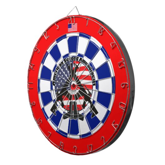 Tweede amendement van de Verenigde Staten Dartbord (Voorkant Rechts)
