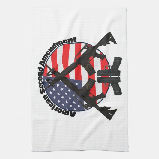 Tweede amendement van de Verenigde Staten Theedoek (Verticaal)