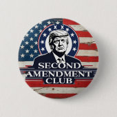 tweede amendement van Trump Ronde Button 5,7 Cm (Voorkant)