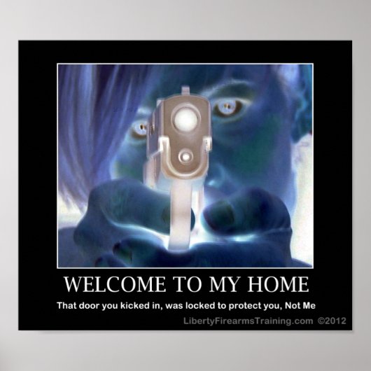 Tweede amendement Welkomstteken Poster (Voorkant)