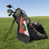 Tweede Armored Cavalry Regiment Guidon Golfhanddoek (Groen)