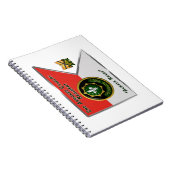 Tweede Armored Cavalry Regiment Guidon Notitieboek (Rechterzijde)