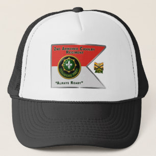 Tweede Armored Cavalry Regiment Guidon Trucker Pet