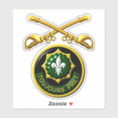 Tweede Armored Cavalry Regiment Sticker (Vel)