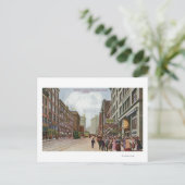 Tweede Avenue Uitzicht van Union Street Briefkaart (Staand voorkant)