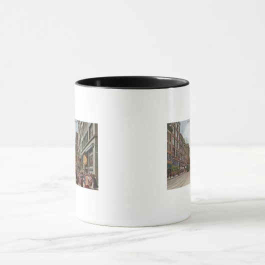 Tweede Avenue Uitzicht van Union Street Mok (Midden)