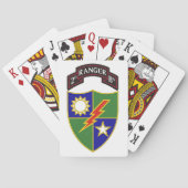 Tweede bataljon - 75e racerRegiment-speelkaarten Speelkaarten (Achterkant)