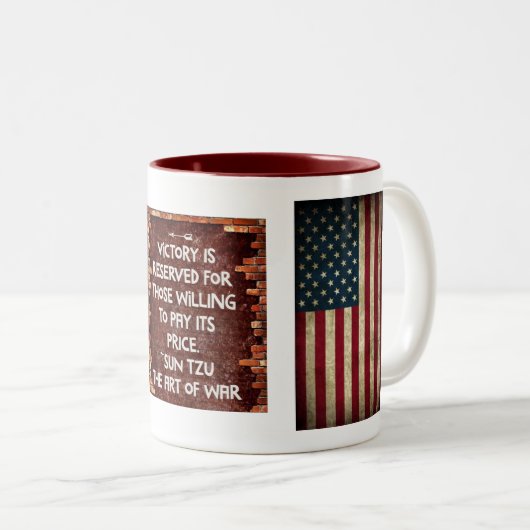 Tweede bataljon - 75e Ranger Regiment - Victory Mo Tweekleurige Koffiemok (Voorkant rechts)