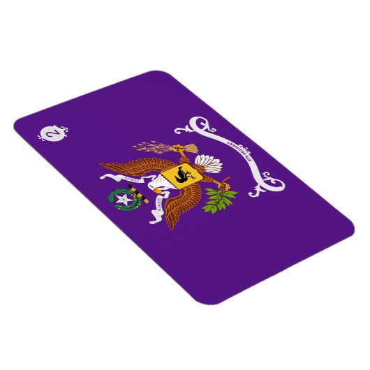 Tweede bataljon 8e regiment bataljon vlag magneet (Rechterzijde)