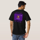 Tweede bataljon 8e Regiment Texas State Guard Blac T-shirt (Achterkant volledig)