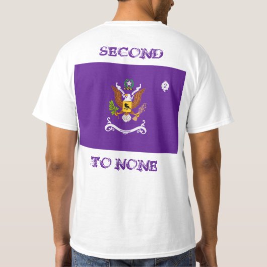 Tweede bataljon 8e Regiment Texas State Guard T-shirt (Achterkant)