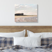 Tweede Beach Newport van Worthington Whittredge Canvas Afdruk (Insitu (Slaapkamer))