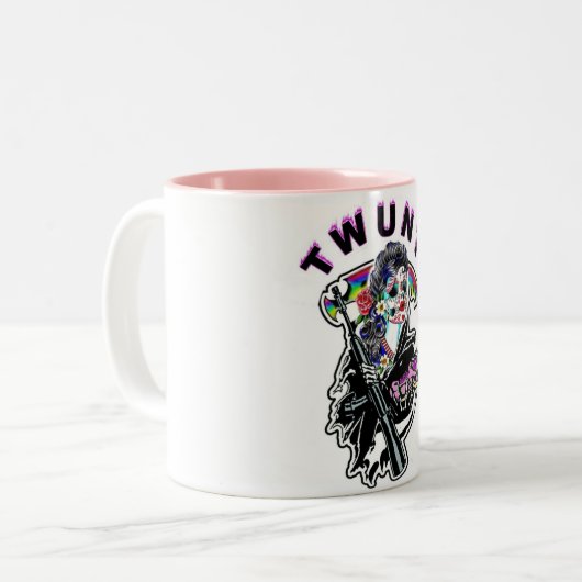 TWEEDE BEDRAG 3 TWEEKLEURIGE KOFFIEMOK (Voorkant links)