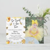 Tweede bijendag zo lief om twee bijenfoto's te zij kaart (Staand voorkant)