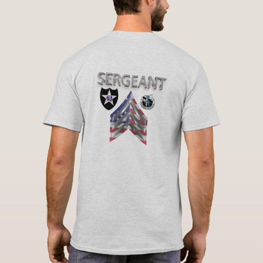 Tweede brigadier van de infanteriedivisie t-shirt (Achterkant)