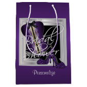 Tweede Bruidsmeisjesfeest met lingerie | Paars Medium Cadeauzakje (Voorkant)