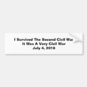 Tweede Bumpersticker in de burgeroorlog (Voorkant)