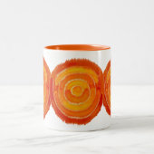 Tweede Chakra - Healing Art #1 Tweekleurige Koffiemok (Center)