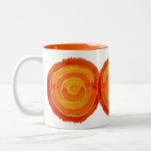 Tweede Chakra - Healing Art #1 Tweekleurige Koffiemok (Links)