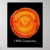 Tweede Chakra-kunst: #1: Creativiteitsproblemen Poster (Voorkant)