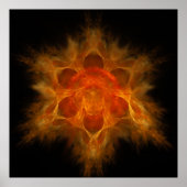 Tweede Chakra - Swadhisthana - men is boven de sta Poster (Voorkant)