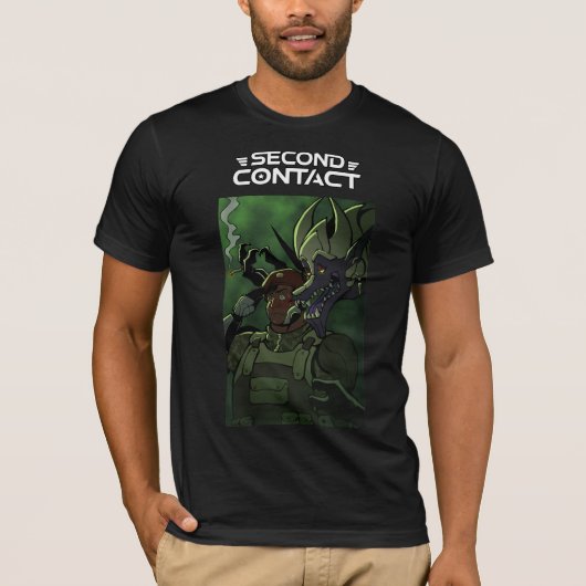 Tweede Contact Hoesje Art T-shirt (Voorkant)