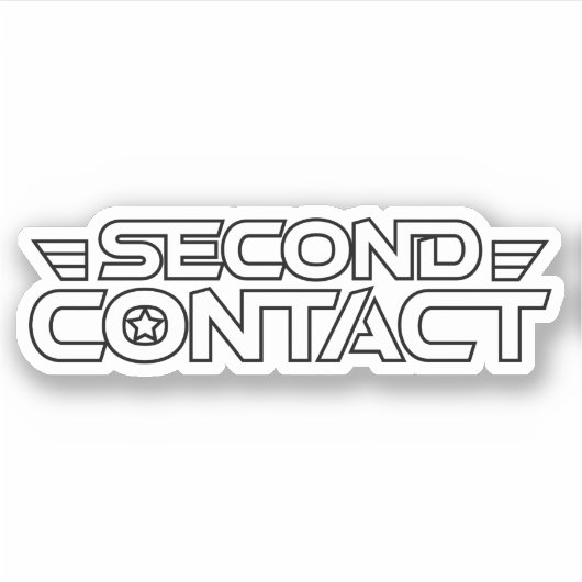 Tweede Contact Logo Vinyl Sticker (Voorkant)